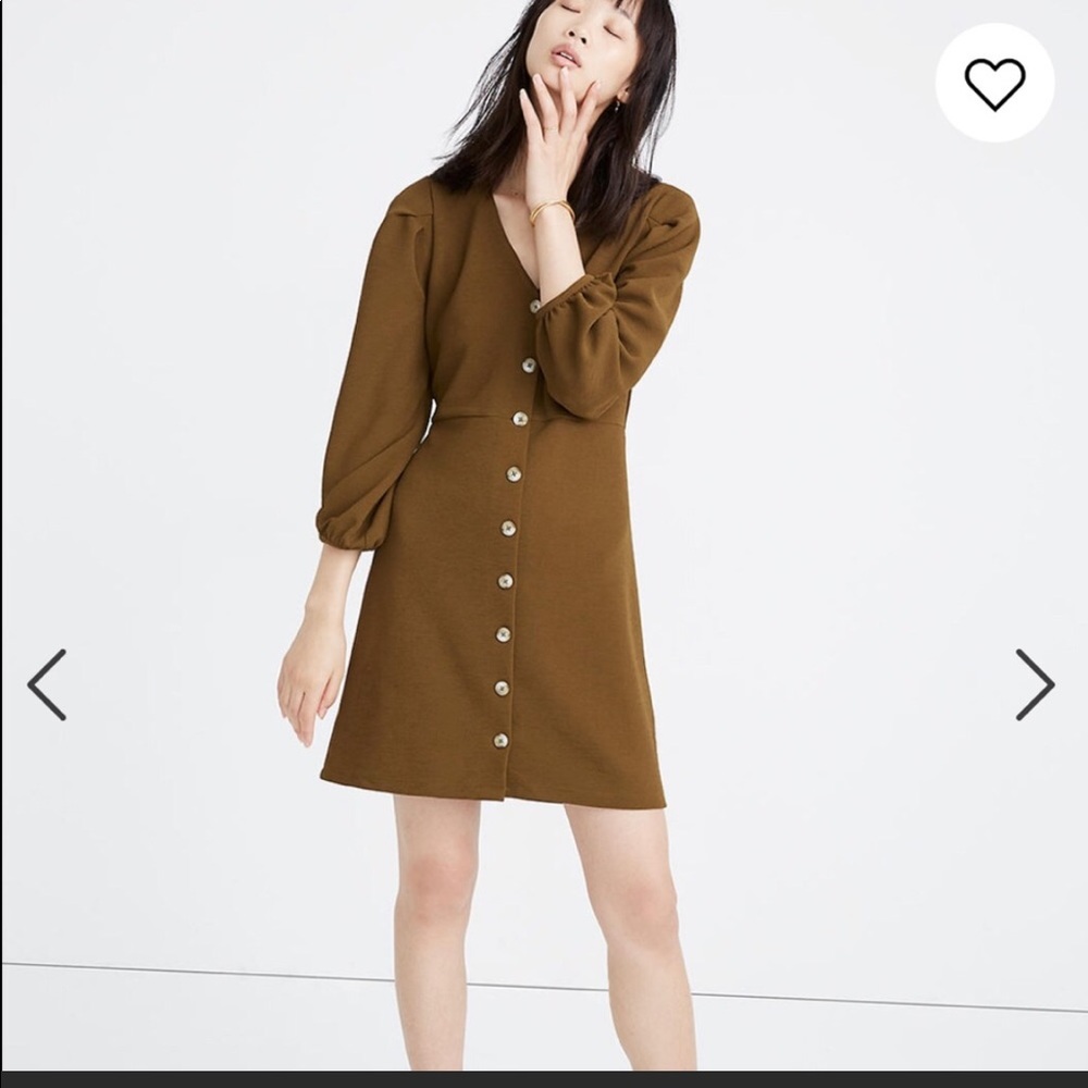 Madewell Texture and Thread Balloon Sleeve Dress